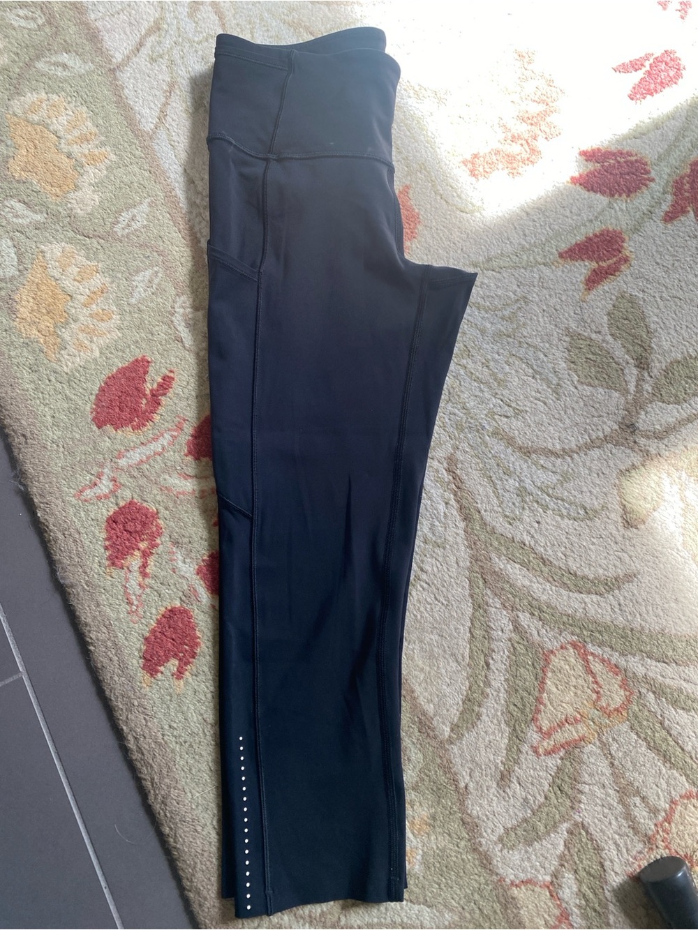 Size 6 lululemon athletica fast and free cropped leggings